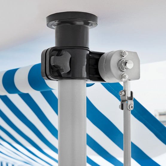 Sunfun Teleskopik Tente Mavi-Beyaz 250x130 cm 