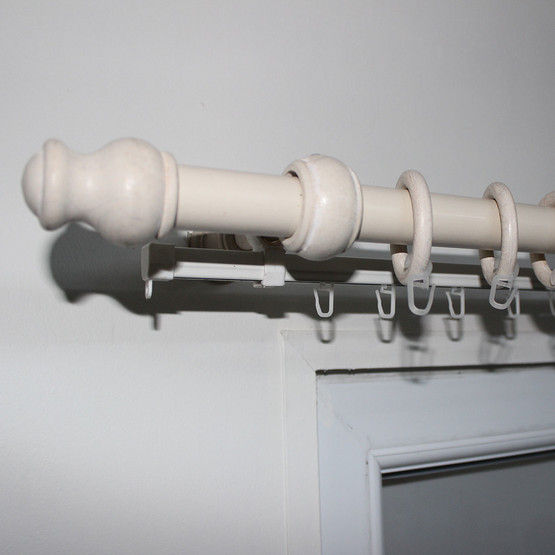 Linadora Ahşap Rustik 28 mm 120 cm Beyaz  