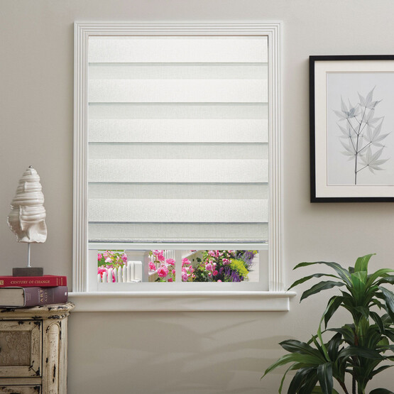 Elegance Hasır Bambu Polyester 60x200 cm Zebra Stor Ekru