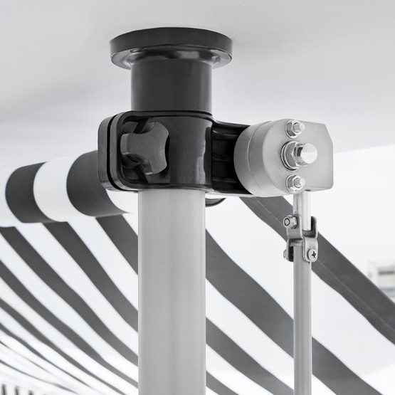 Sunfun Teleskopik Tente Gri-Beyaz 300x130 cm 