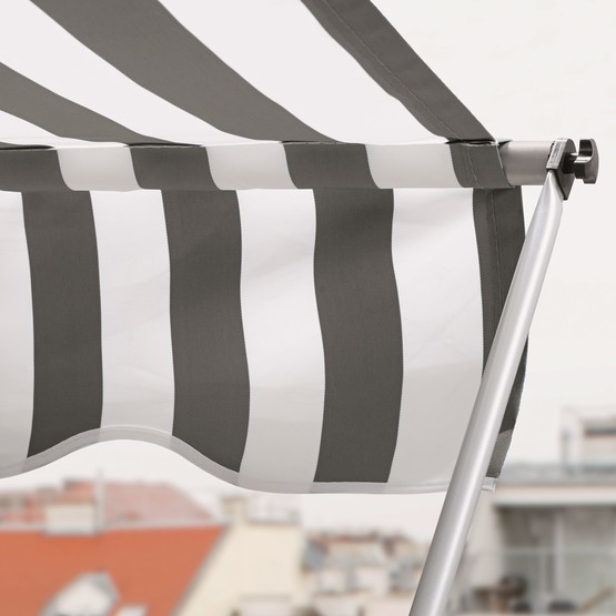 Sunfun Teleskopik Tente Gri-Beyaz 300x130 cm 