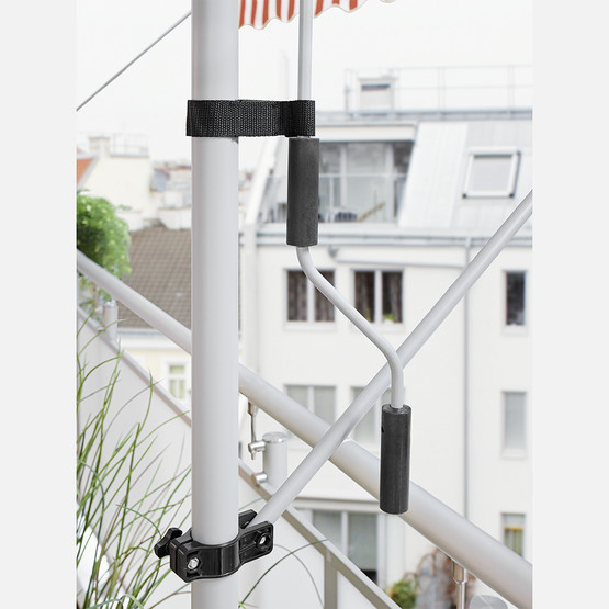 Sunfun Teleskopik Tente Turuncu-Beyaz 300x150 cm 