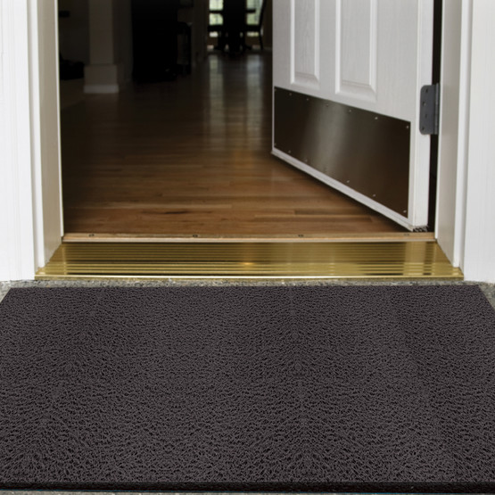 Güven Collection Kıvırcık Dikdörtgen Paspas Siyah  En: 100 cm