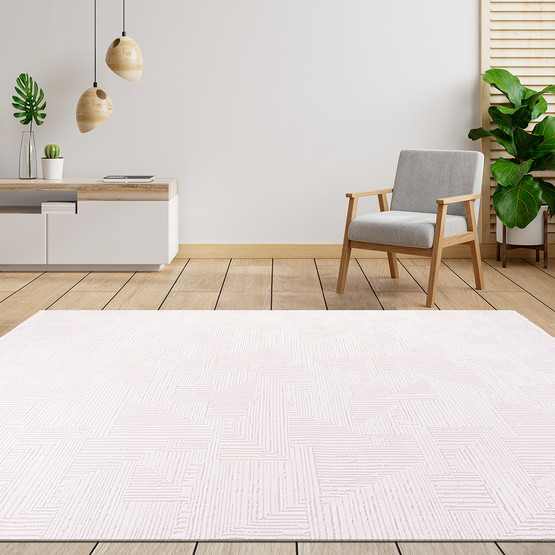 Crea Avangard 404B Halı Beyaz 80x150 cm