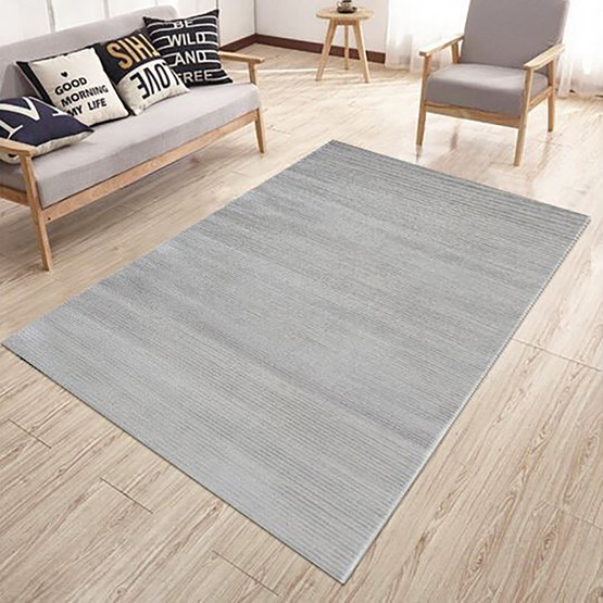 Crea 704 Sedef Ebatlı Halı Gri 80x150 cm